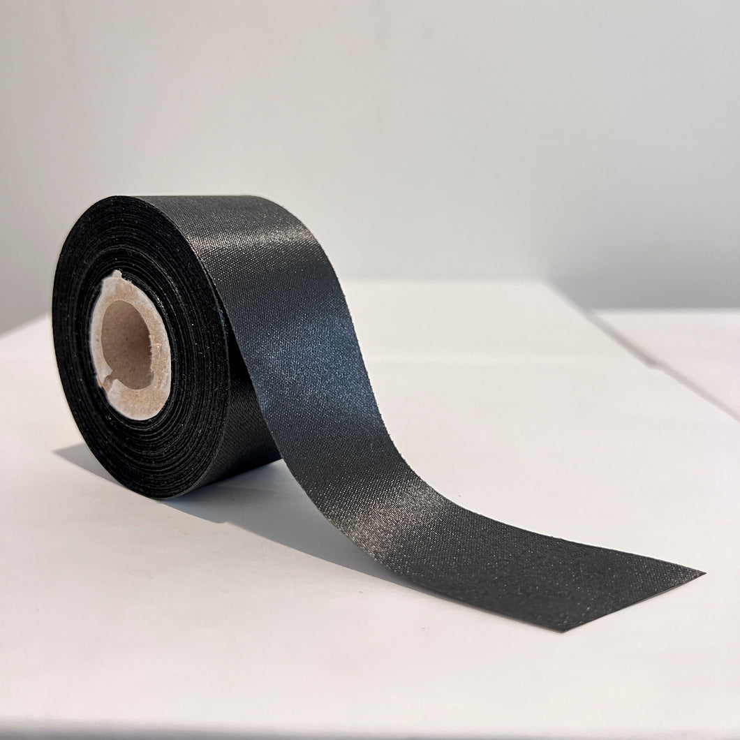 USED Black Satin Ribbon