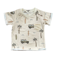 Load image into Gallery viewer, Cotton T-Shirt - Cars &amp; Palm Trees