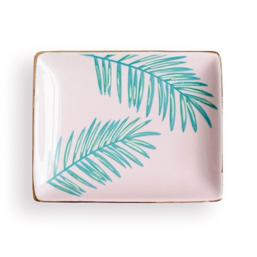 Palms Tropical Jewelry Dish