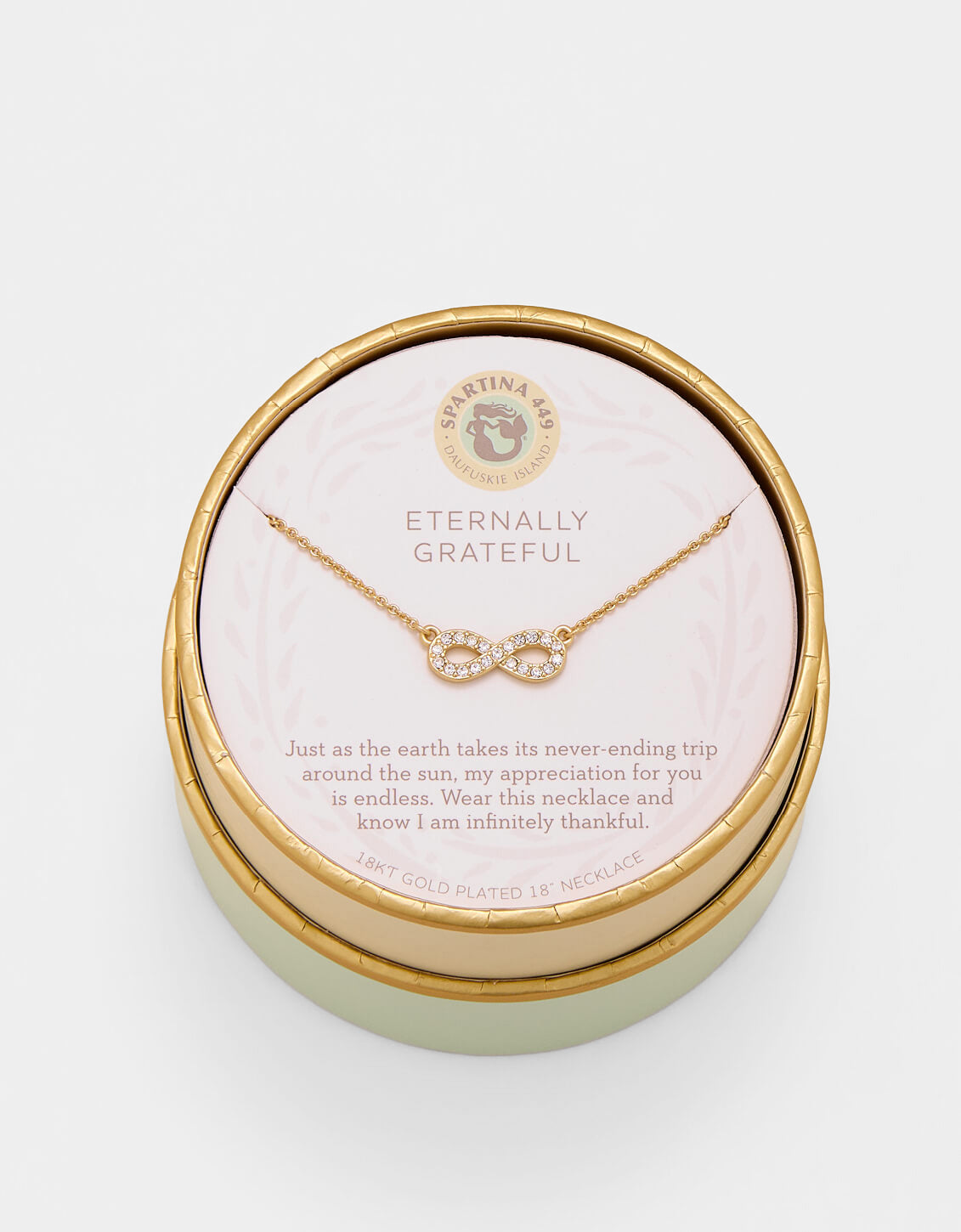 Sea La Vie Necklace Eternally Grateful/Infinity - Gold