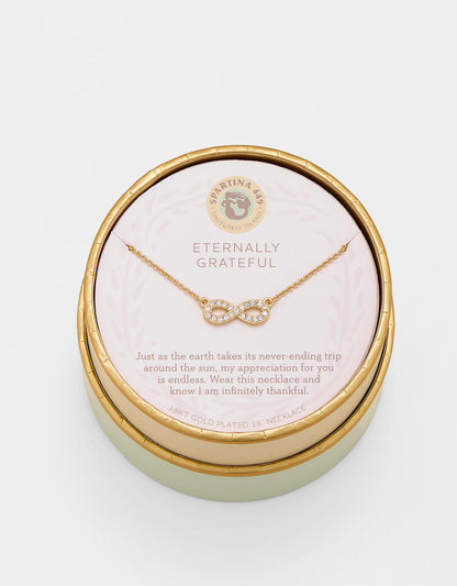 Sea La Vie Necklace Eternally Grateful/Infinity - Gold