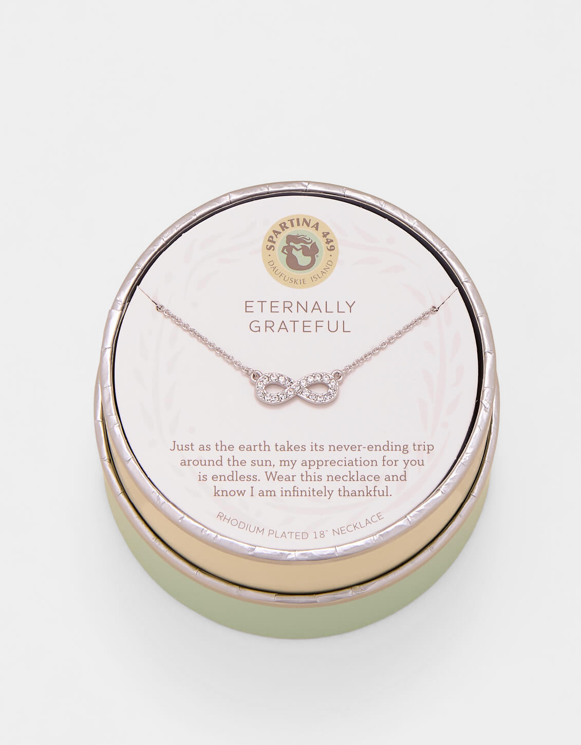 Sea La Vie Necklace Eternally Grateful/Infinity - Silver