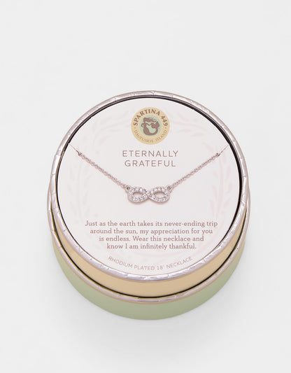 Sea La Vie Necklace Eternally Grateful/Infinity - Silver