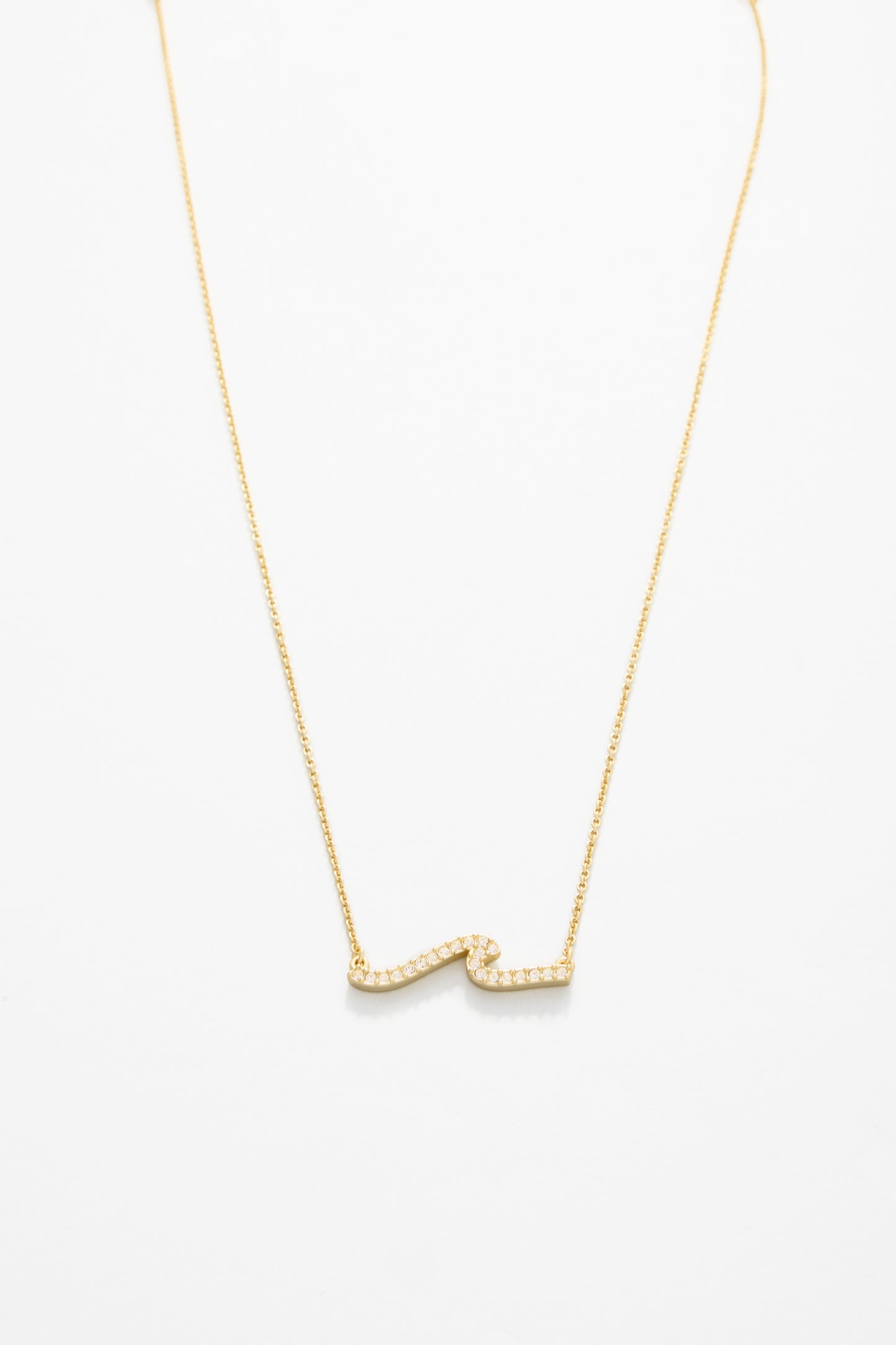 Sea La Vie Necklace Hope Floats/Wave - Gold