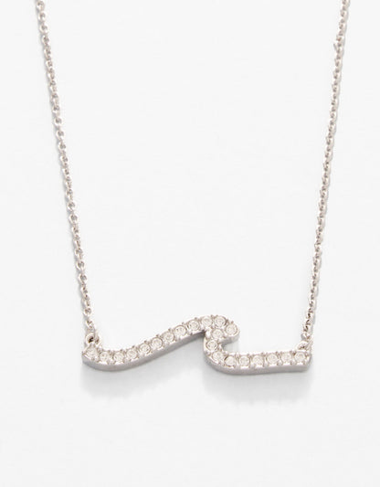 Sea La Vie Necklace Hope Floats/Wave - Silver