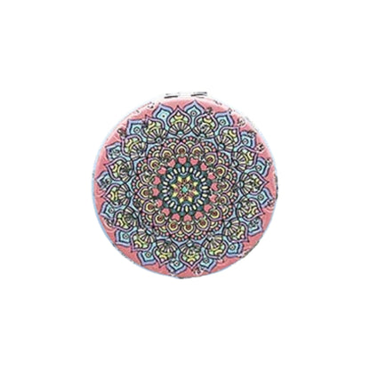 Mandala Double Sided Circle Cosmetic Mirror