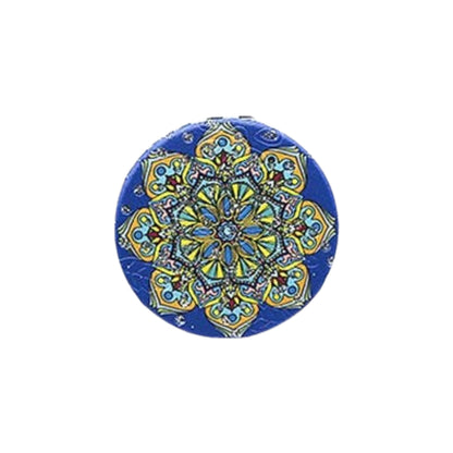 Mandala Double Sided Circle Cosmetic Mirror