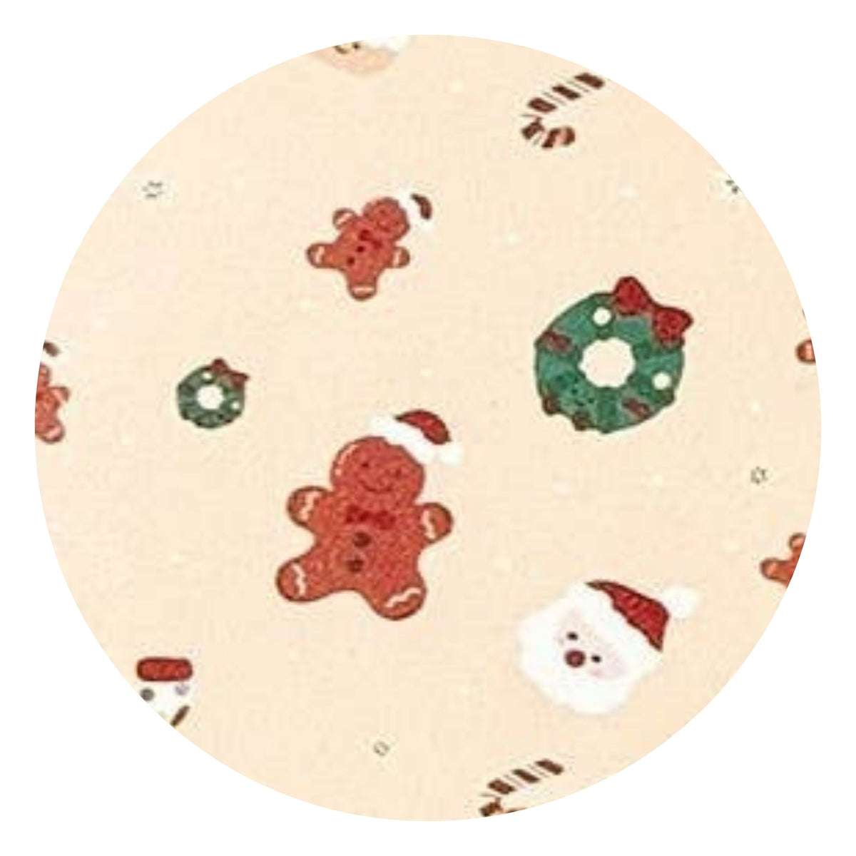 Gingerbread Double-Sided Cosmetic Mirror