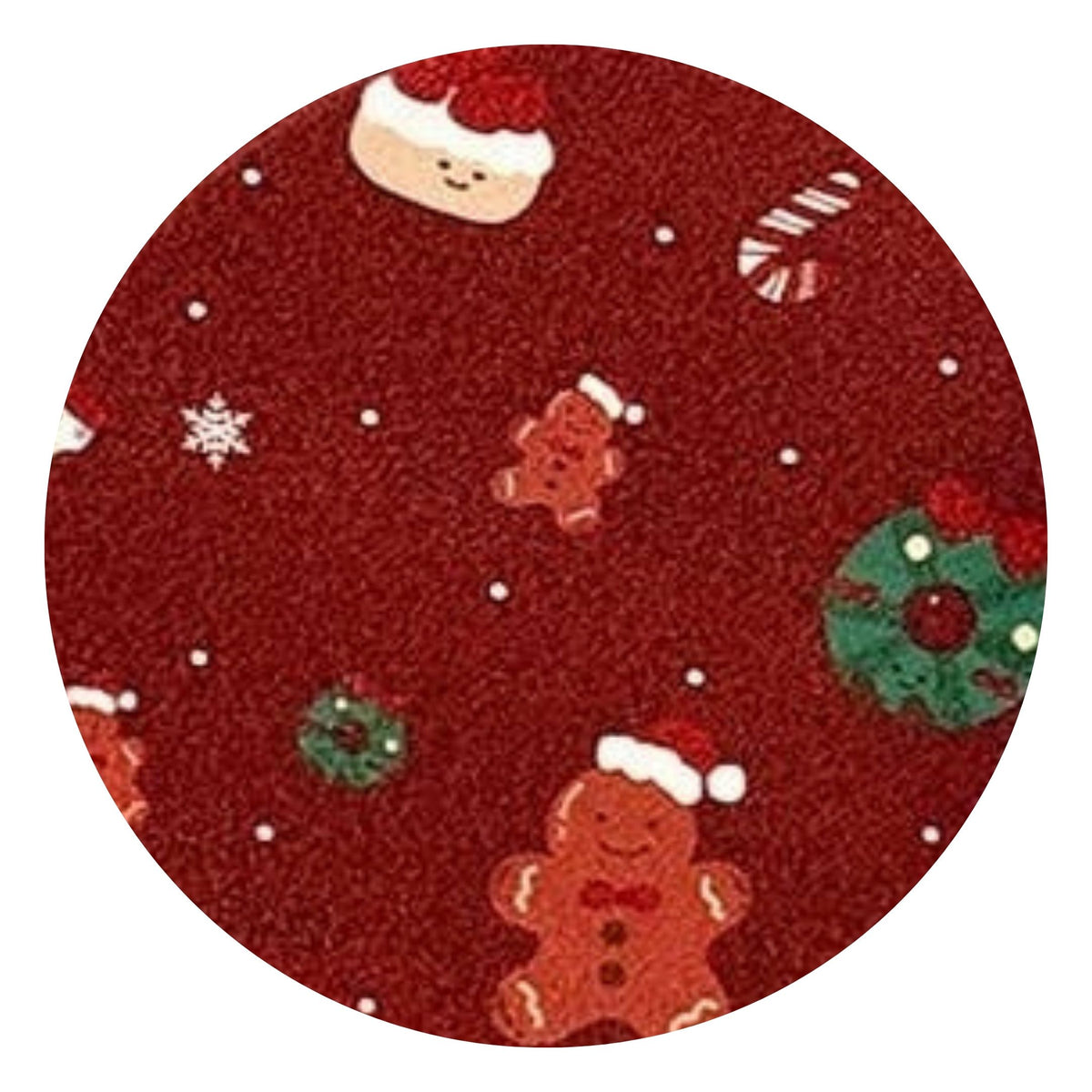 Gingerbread Double-Sided Cosmetic Mirror