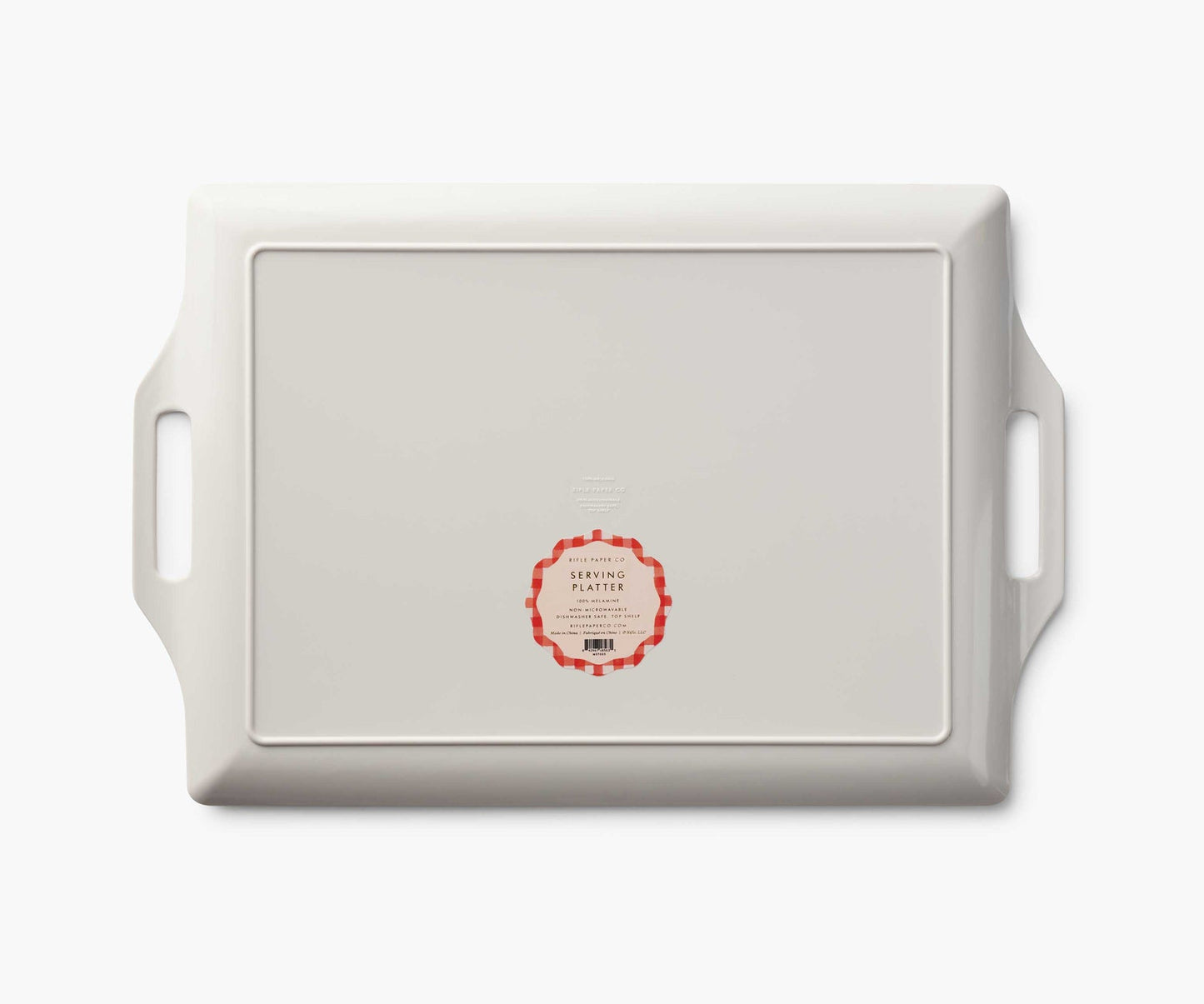 Americana Melamine Serving Platter with Handles