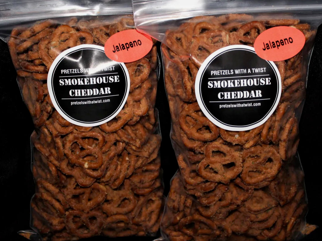 Jalapeno Smokehouse Cheddar Pretzels