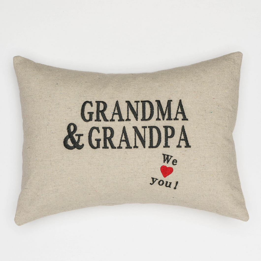 Grandpa & Grandma Pillow