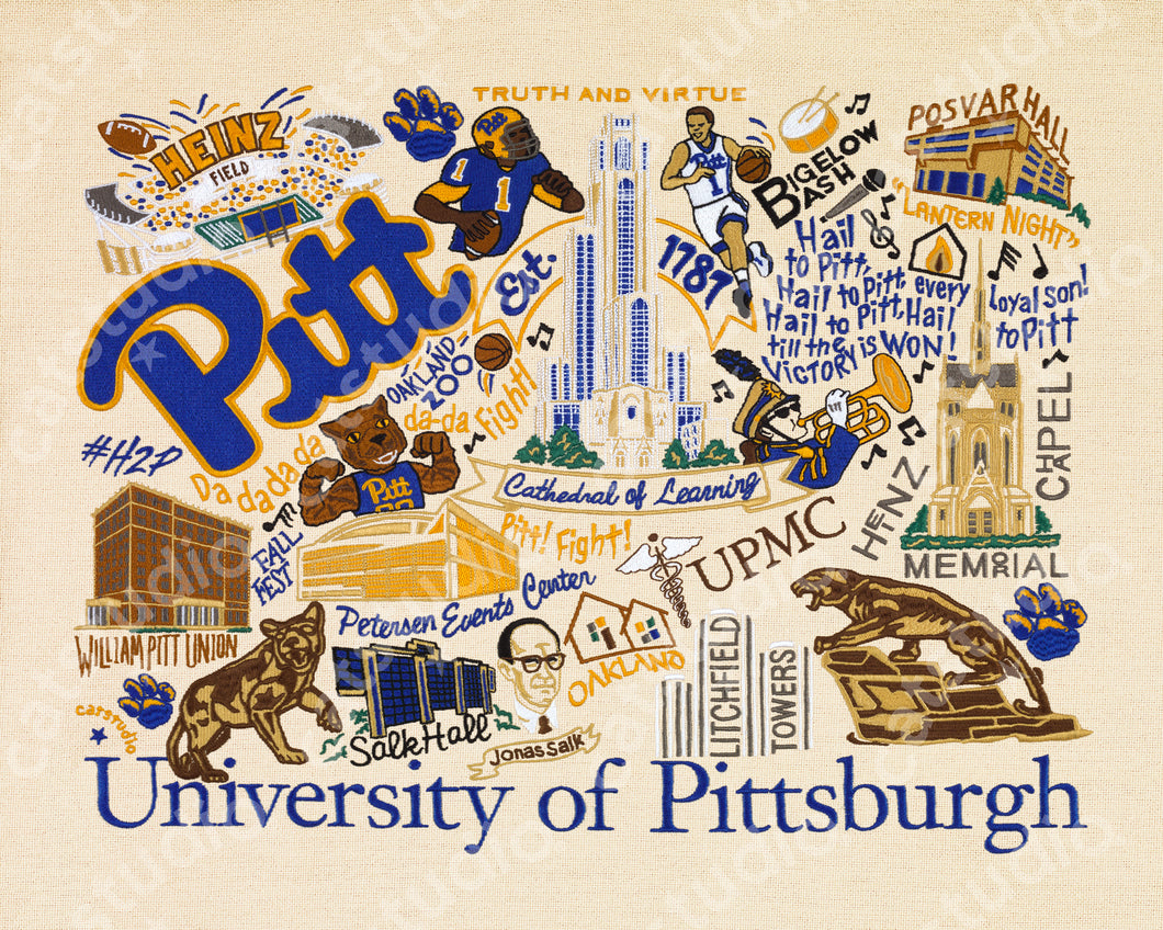 Pitt University - Fine Art Print