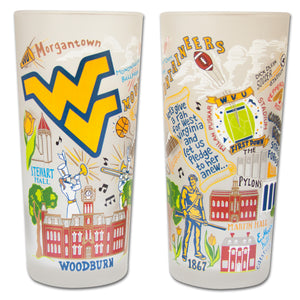 West Virginia University - Drinking Glass