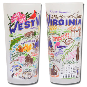 West Virginia - Drinking Glass