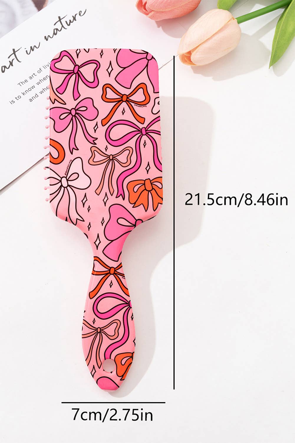 Starry Ribbon Bow Air Cushion Hair Brush