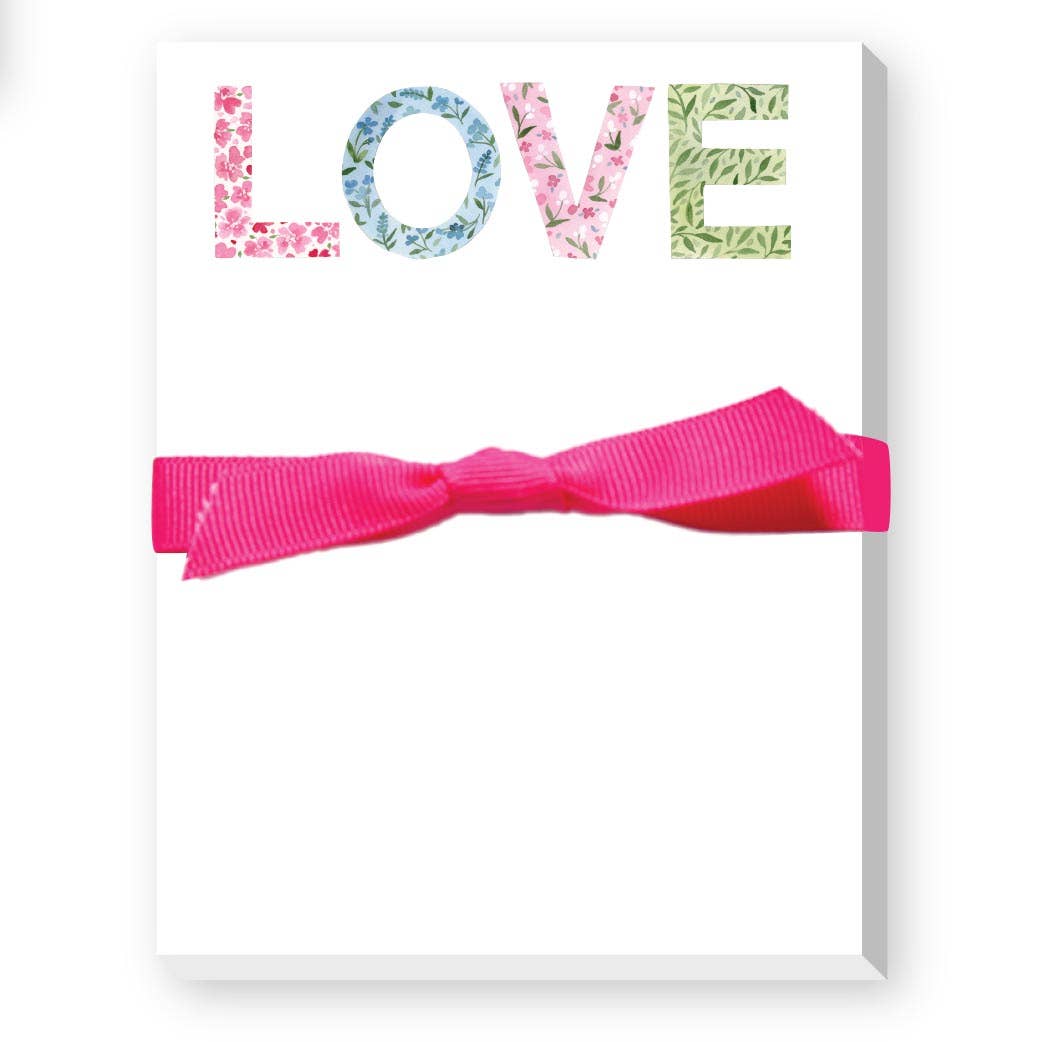 Floral Love Mini Valentine Notepad
