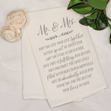 Load image into Gallery viewer, Mr &amp; Mrs Tea Towel