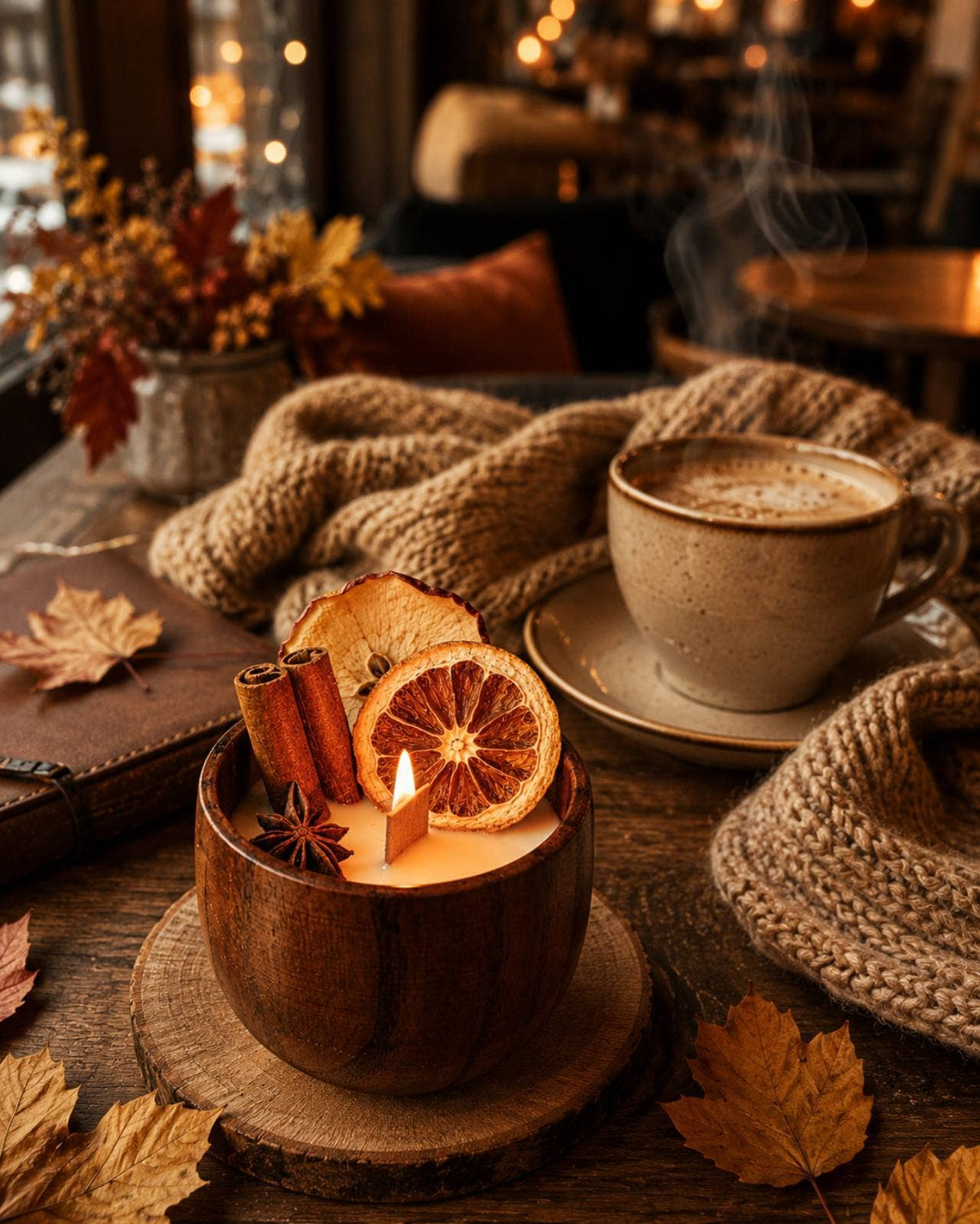 Cozy Pumpkin Spice Wood Wick Candle