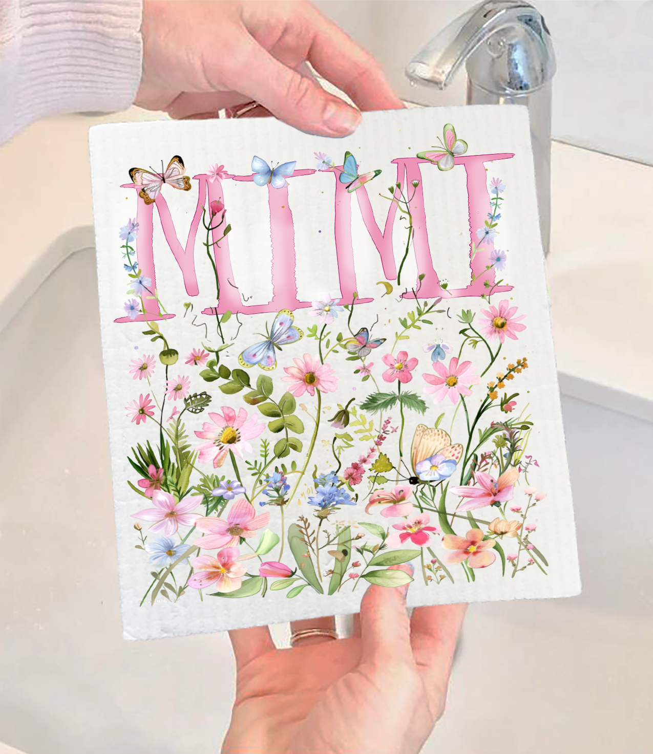 Wild Flowers Swedish Dishcloth - Mimi