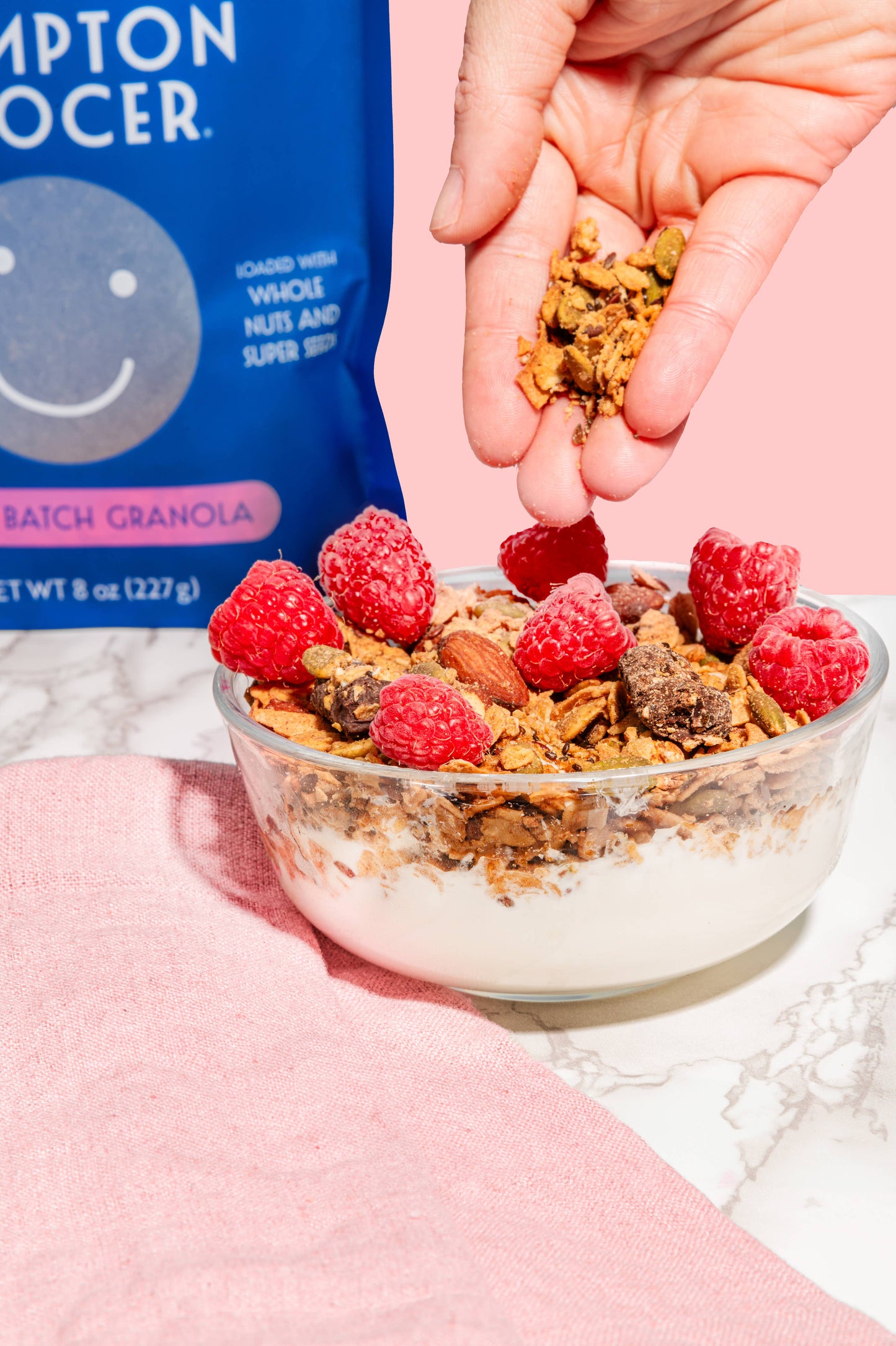 Almond Butter & Chocolate Chunk Granola