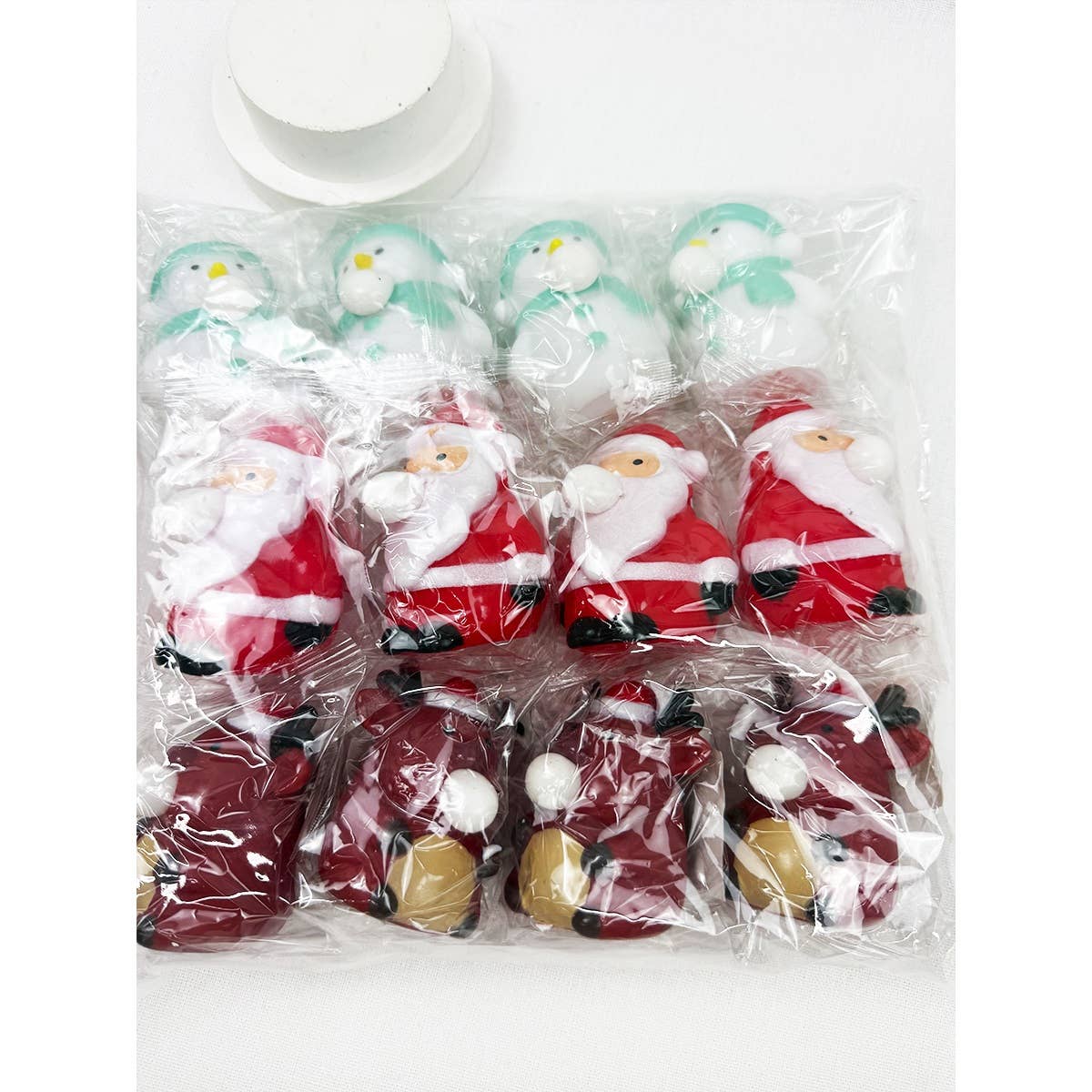 Blow Bubble Christmas Character Squishy