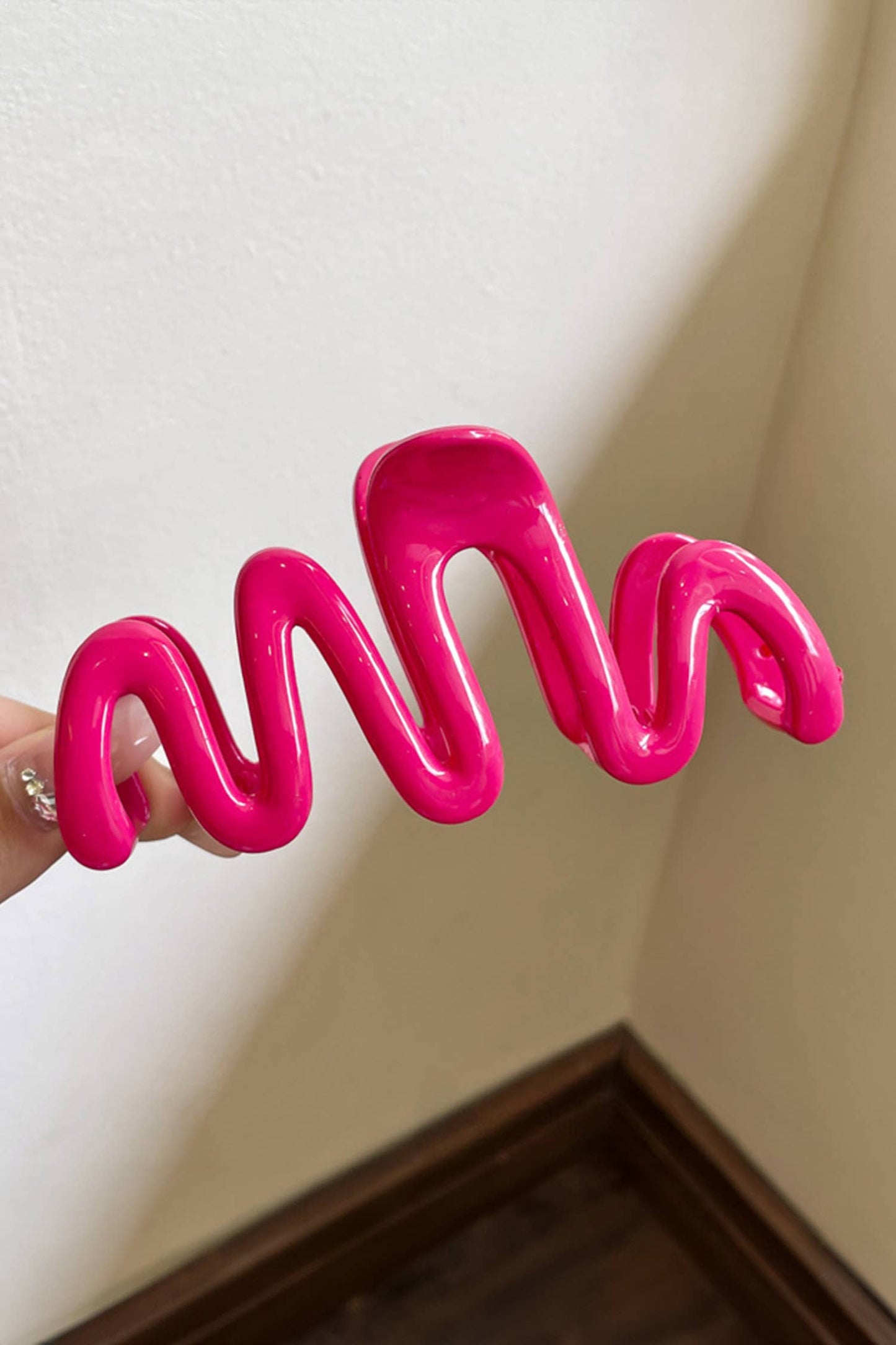 Chunky Waves Acrylic Hair Claw Clip