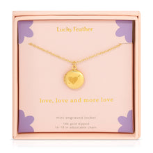 Load image into Gallery viewer, Mini Engraved Locket - Heart