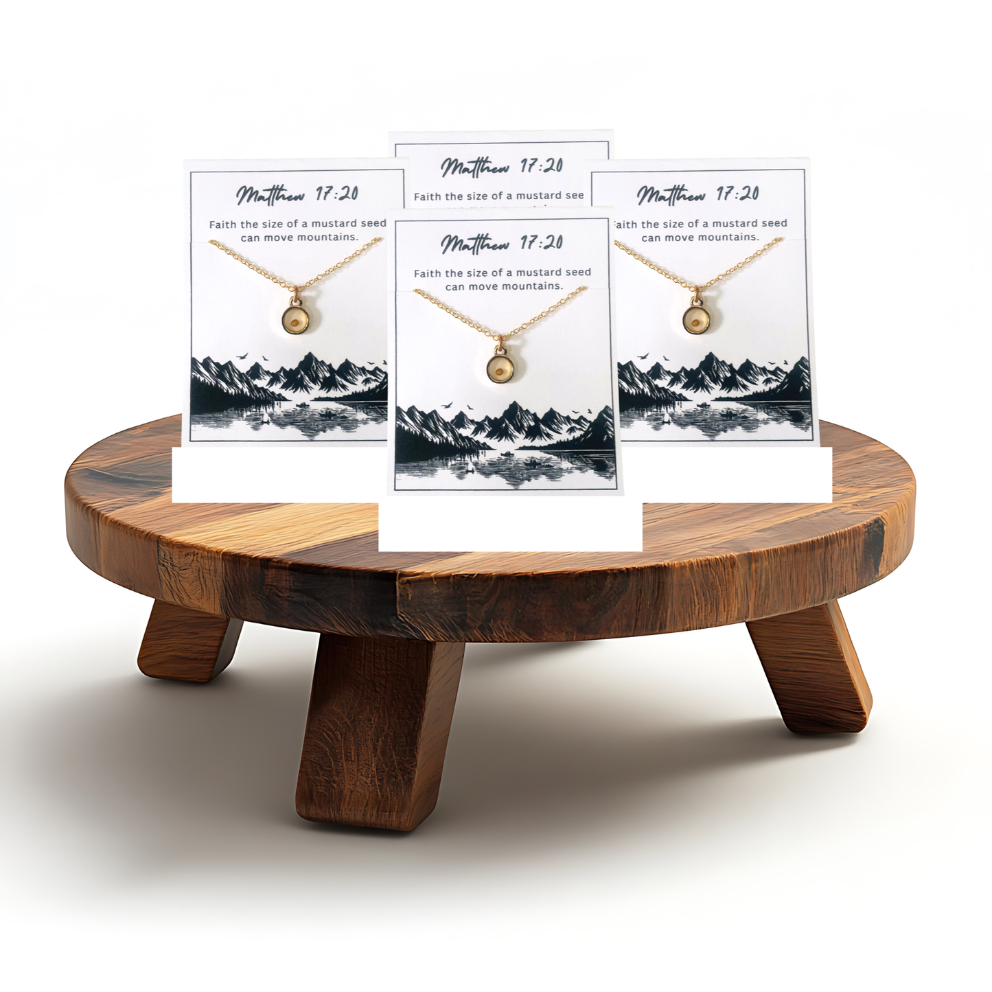 Matthew 17:20 Mustard Seed Necklace 