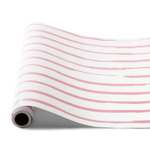 Paper Table Runner - Light Pink Stripe