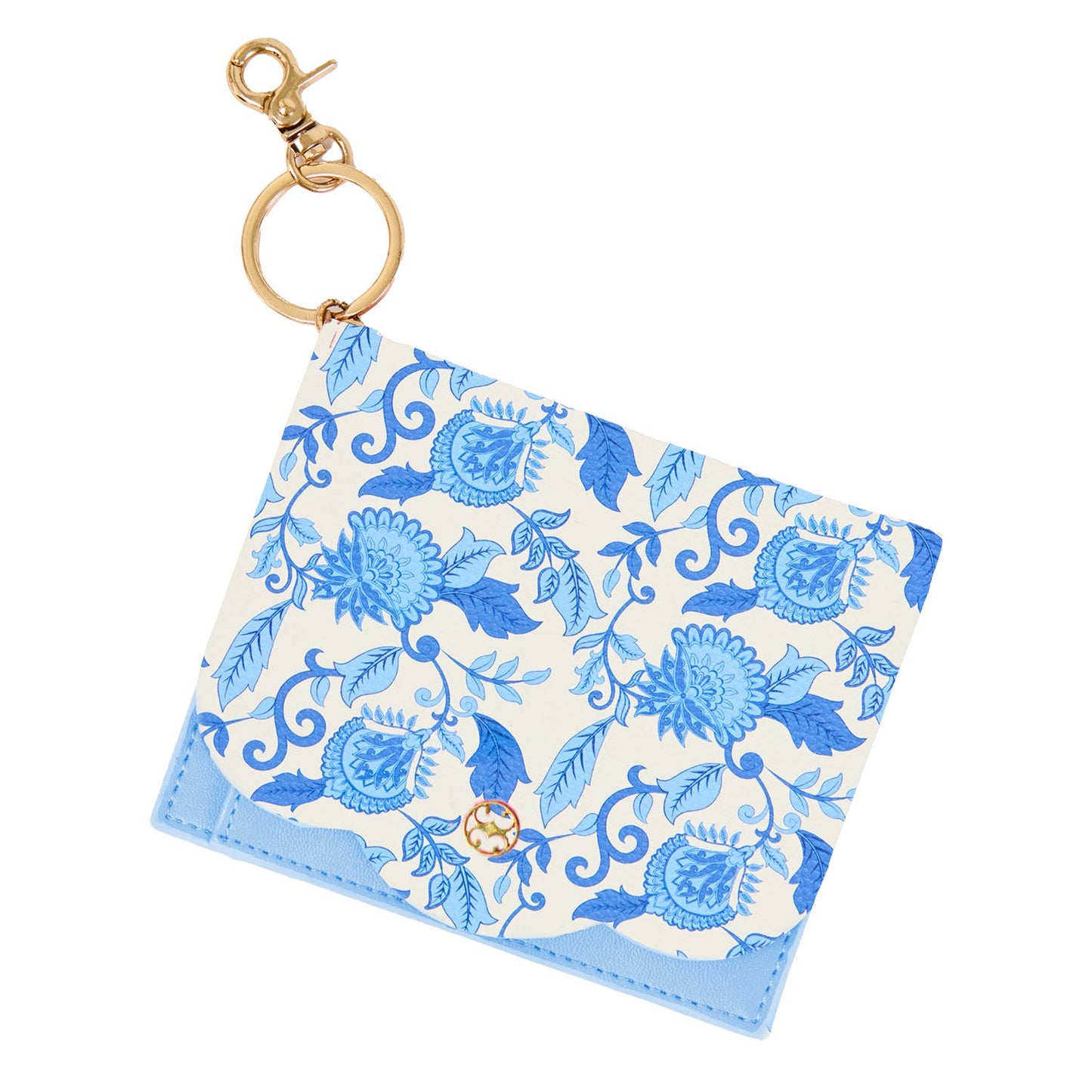 Porcelain Vines Scalloped Wallet