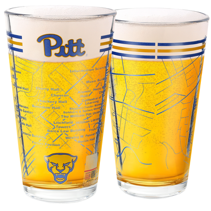 University of Pittsburgh Pint Glasses