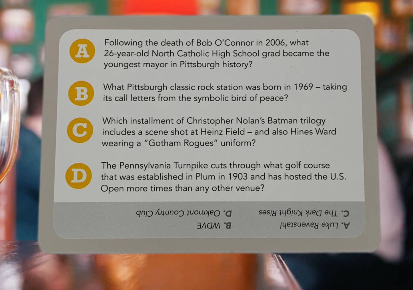 You Gotta Know Pittsburgh - Hometown Trivia Game