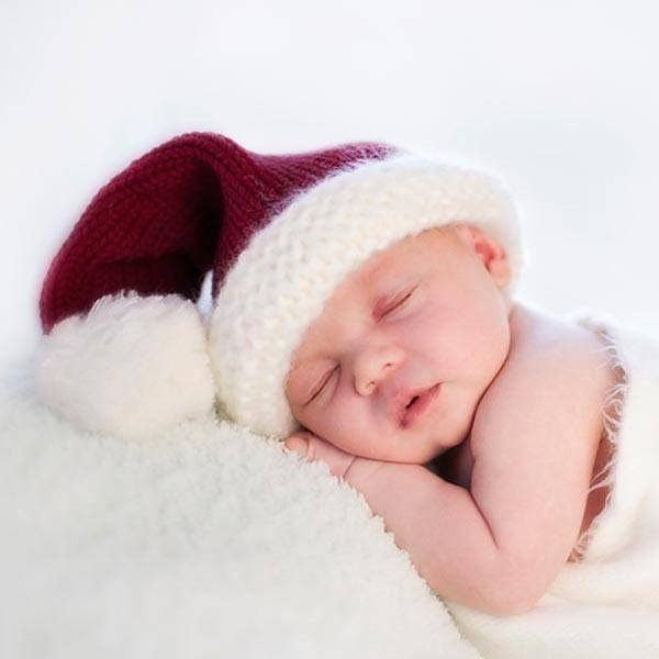 Knit Beanie Hat for Kids - Santa