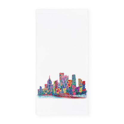 Pittsburgh in Bloom Tea Towel