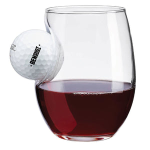 Golf Ball - Stemless Wine Glass