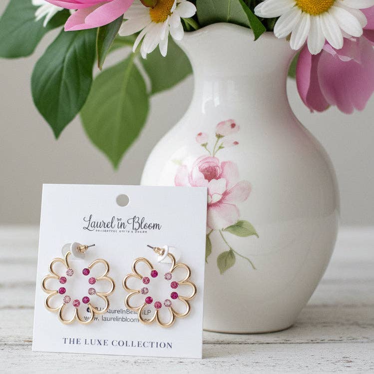 Amanda Floral Luxe Earrings