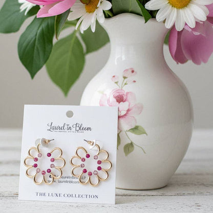 Amanda Floral Luxe Earrings