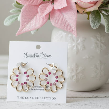 Amanda Floral Luxe Earrings