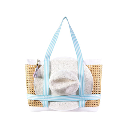 Beach Hat Tote - Beachside Haven