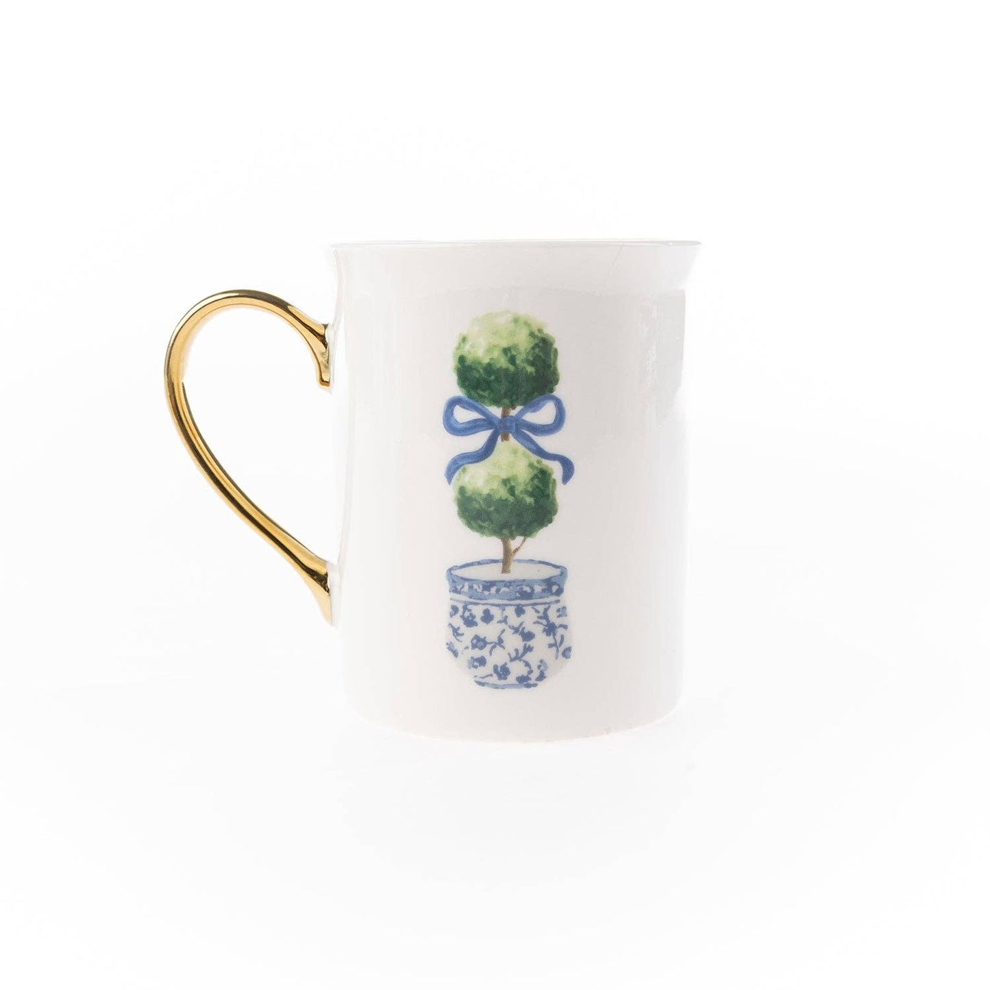 Topiary Gold Handle Mug