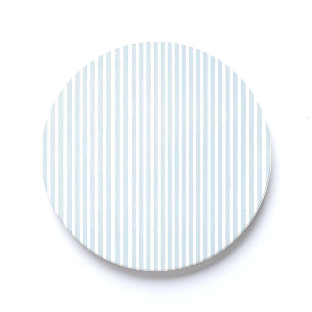 Blue Check Car Coaster