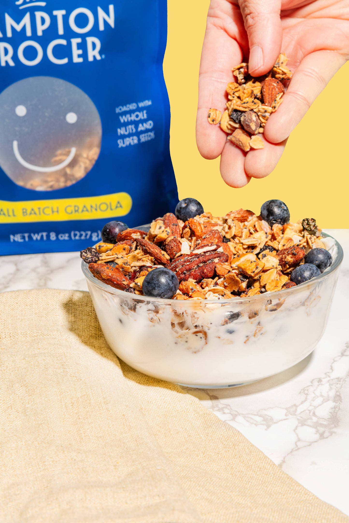 Lemon & Dried Blueberry Granola