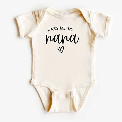 Short Sleeve Bodysuit - Pass Me to Nana