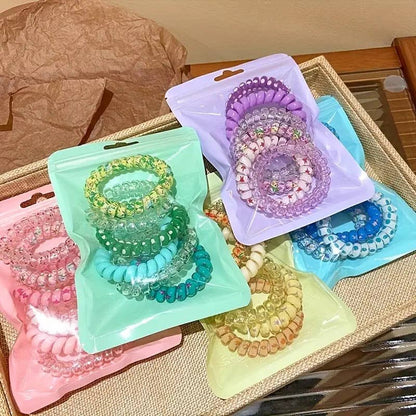 Color Block Hair Tie Set