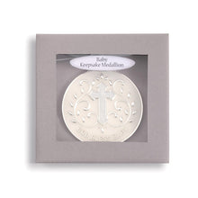 Load image into Gallery viewer, God Bless Baby Keepsake Medallion - Blue