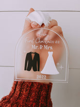 Load image into Gallery viewer, First Christmas As Mr. &amp; Mrs. Ornament - 2024