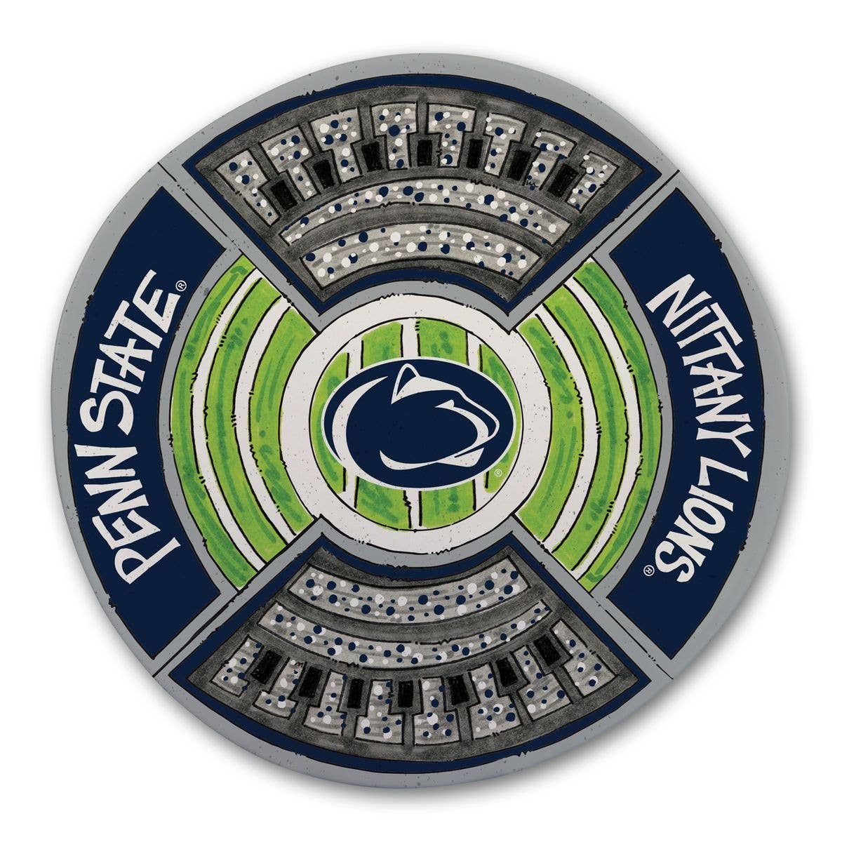 Magnolia Lane Penn State Stadium Platter