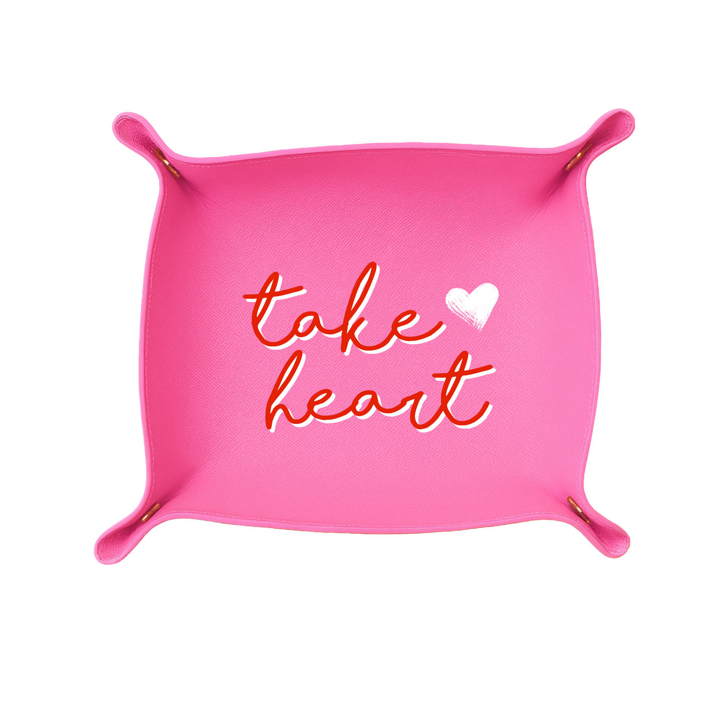 Take Heart Foldable Catchall Tray