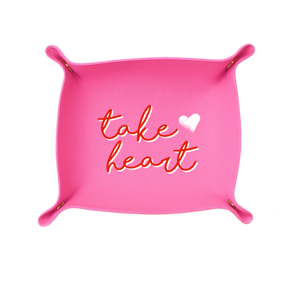 Take Heart Foldable Catchall Tray